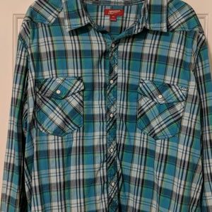 Plaid Snap Shirt